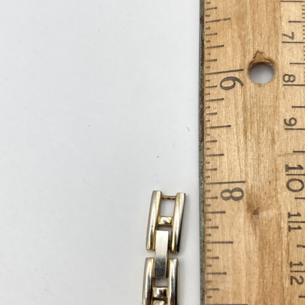 Abalone Women's Watch 19mm Gold Tone MOP Dial w/Extender New Battery 7.25" - Picture 16 of 16